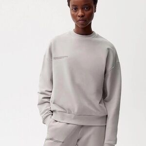 Pangaia 365 mid-weight sweatshirt in stone